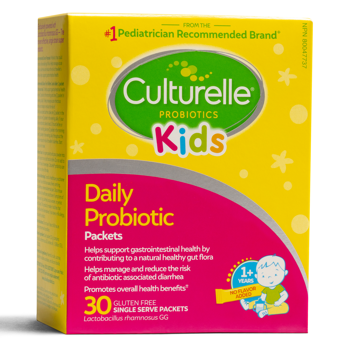 Culturelle Kids Daily Probiotic Packets packaging front