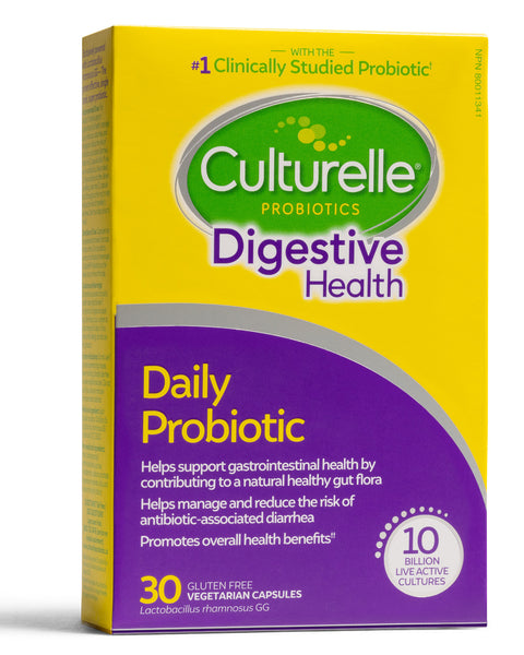 Culturelle digestive health product packaging front