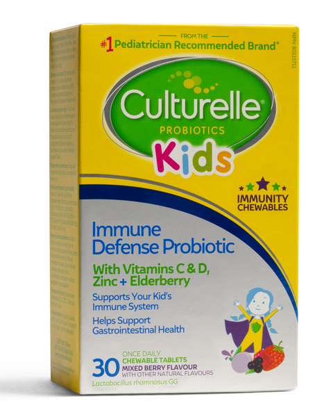 Culturelle Kids Immune Defense Probiotic chewables packaging front